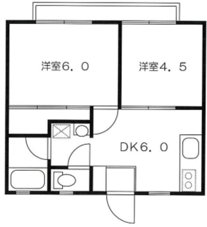 グリーンハイツ蒲生の物件間取画像